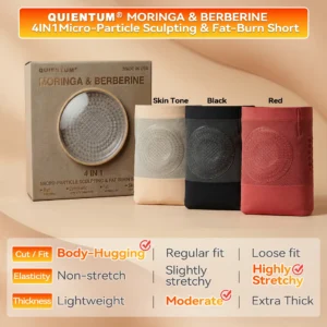 𝐐𝐔𝑰𝑬𝐍𝐓𝐔𝐌® Thermogenic Fat-Burning Sculpting Shorts